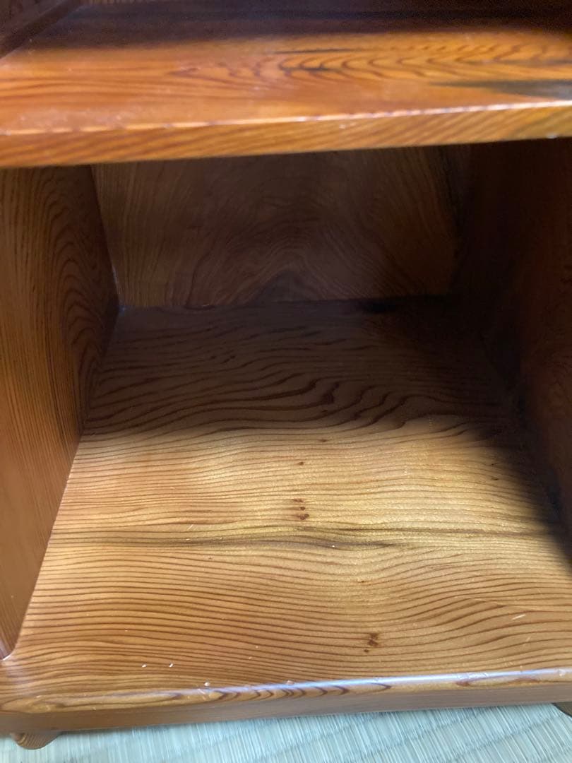 総屋久杉　3段本棚