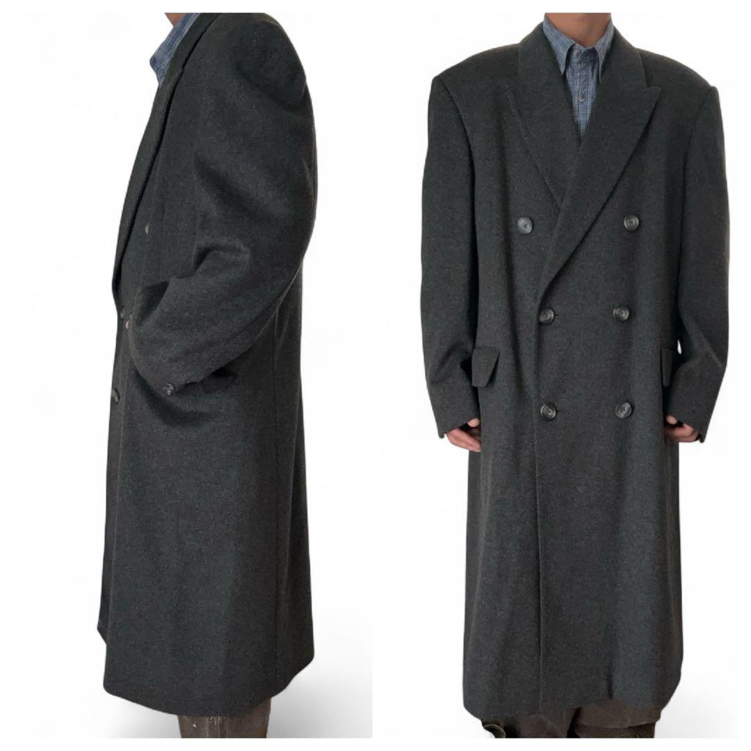 ジャケット・アウター 80s Aquascutum pure wool chester coat