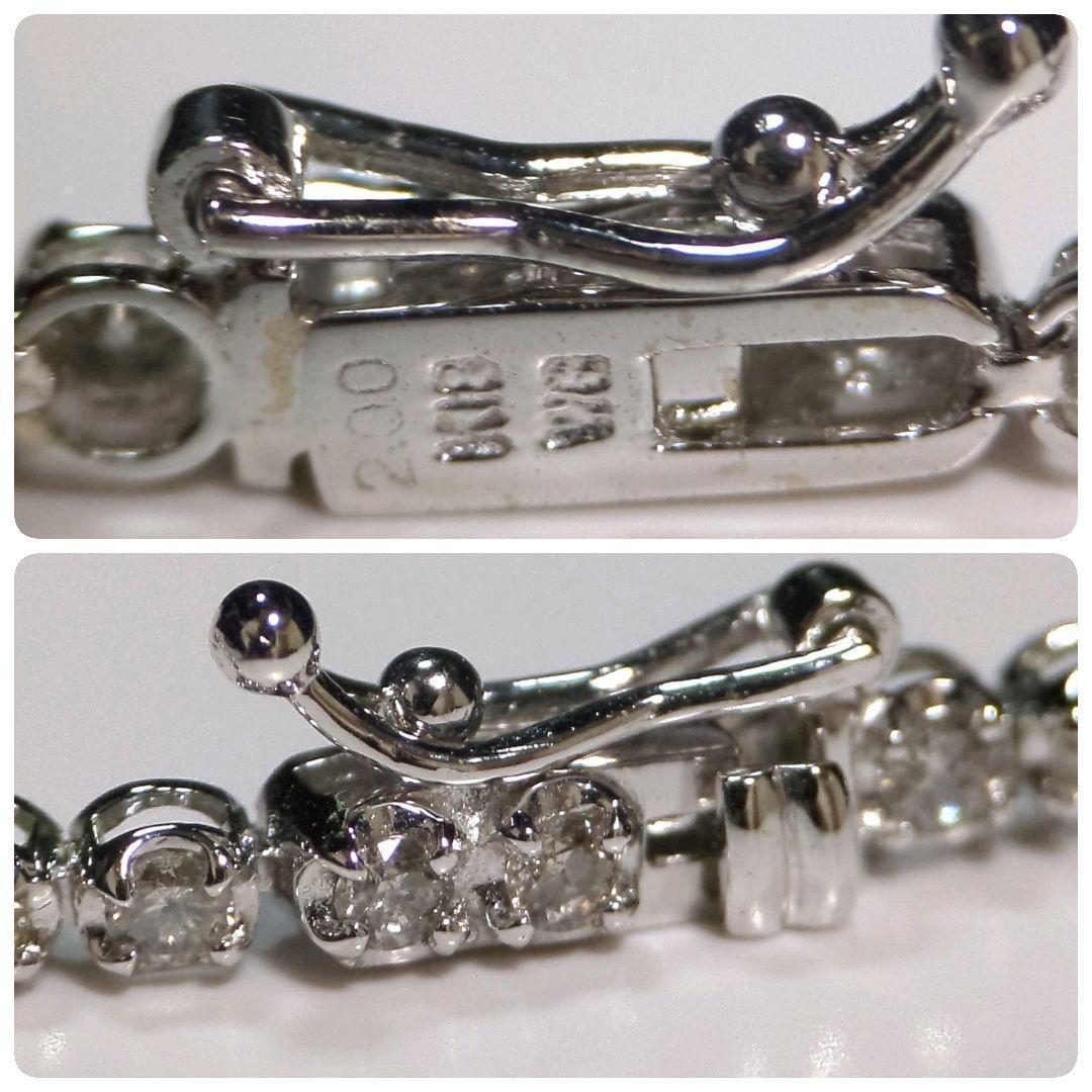 ハワイラブダイヤモンドブレスレット 2.00ct K18 358