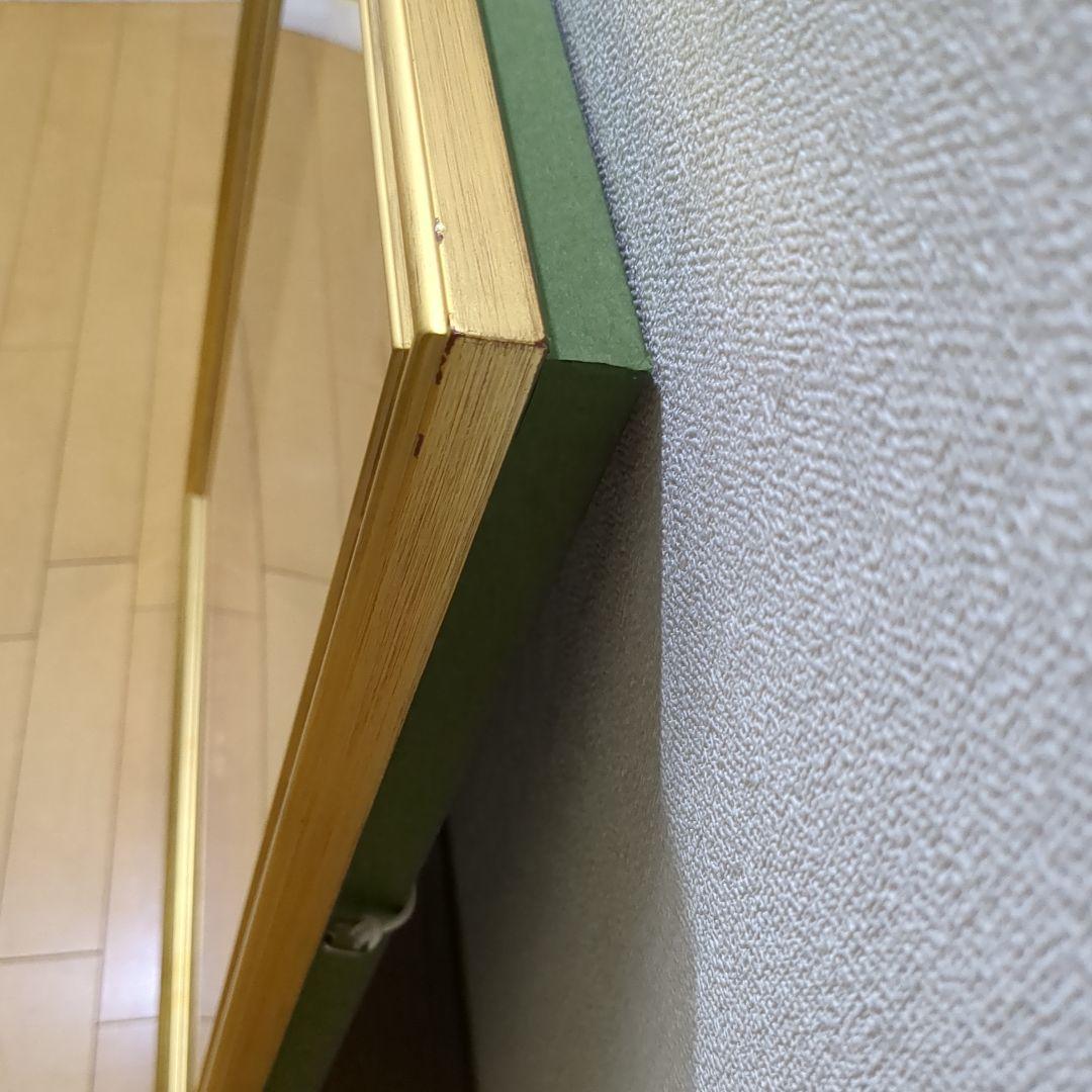 金色 F15 号 油彩額縁 木製　中古