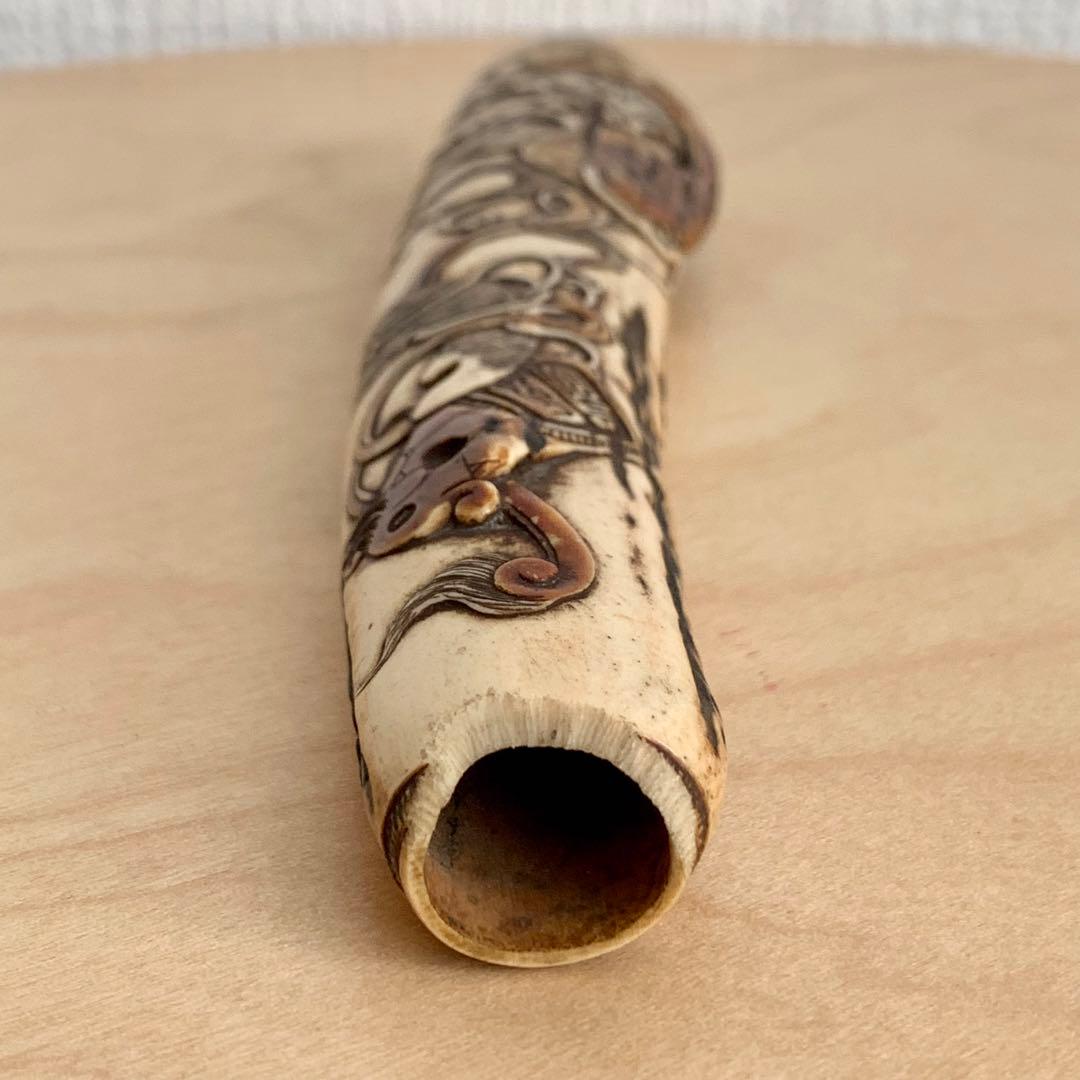 鹿の角 枝角 煙草 キセル 煙管 アンティーク 江戸時代 美品 - メルカリ