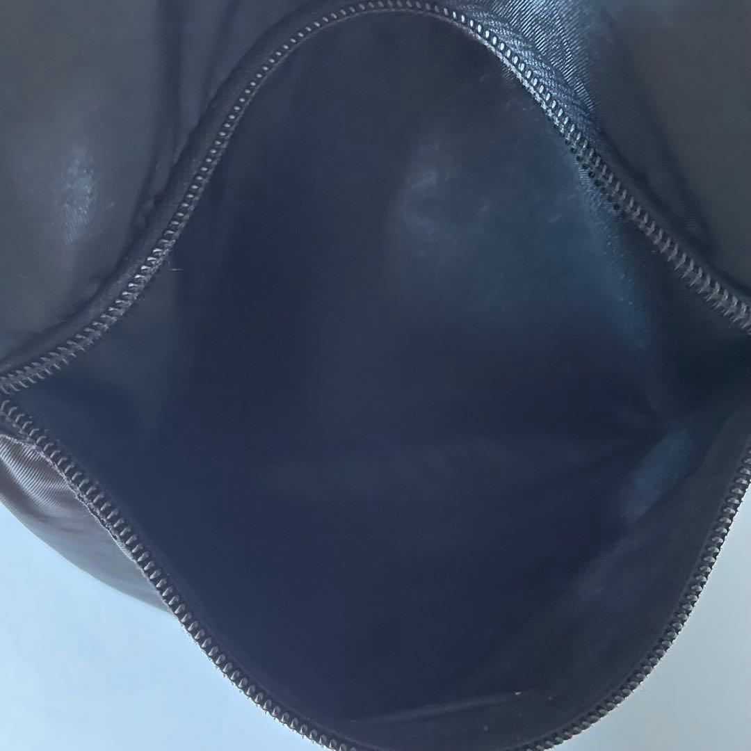 【良品】PRADA プラダ ショルダーバッグ ナイロン×レザー スクエア