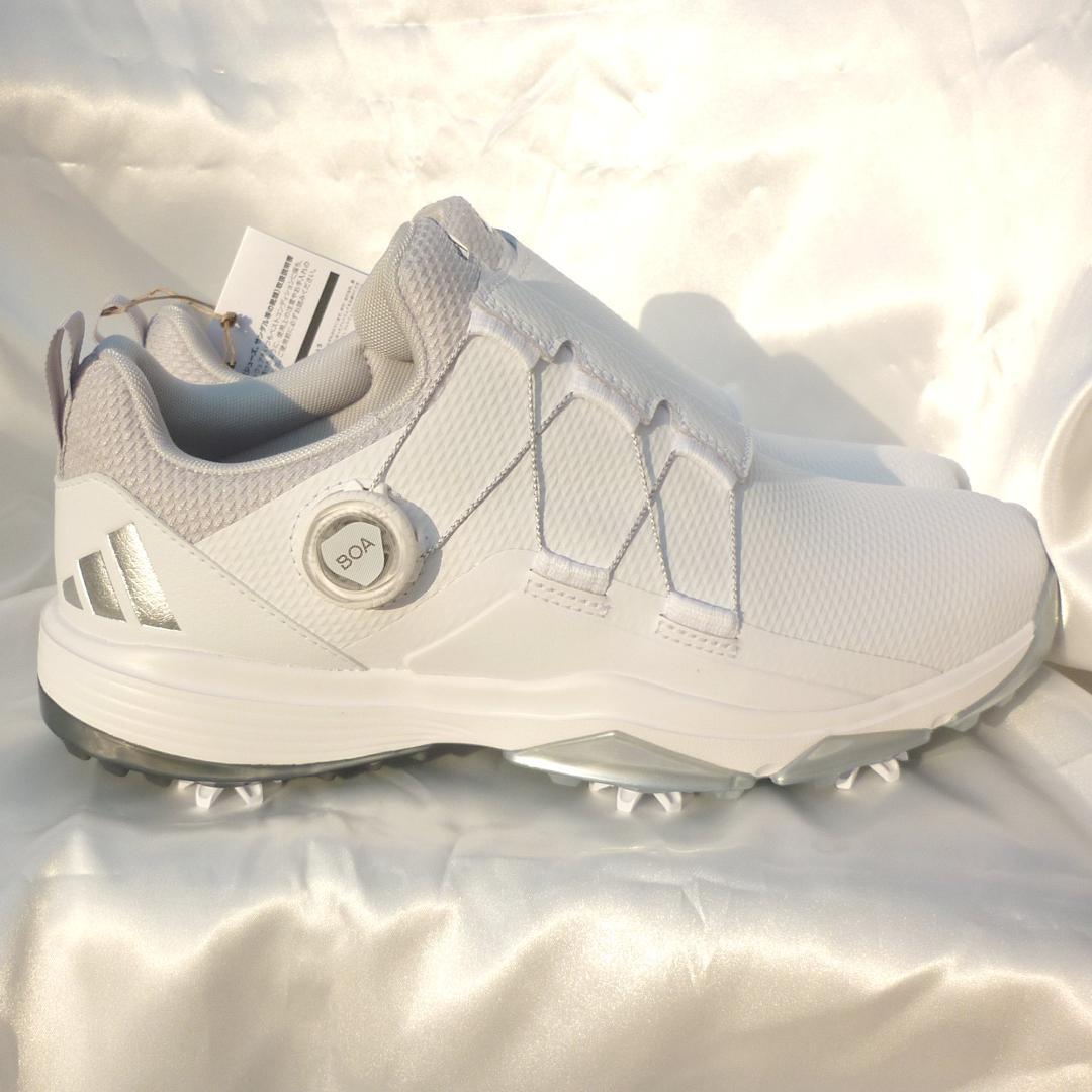 新品26cmアディダスゴルフ 白ゴルフシューズ POWERFADE BOA