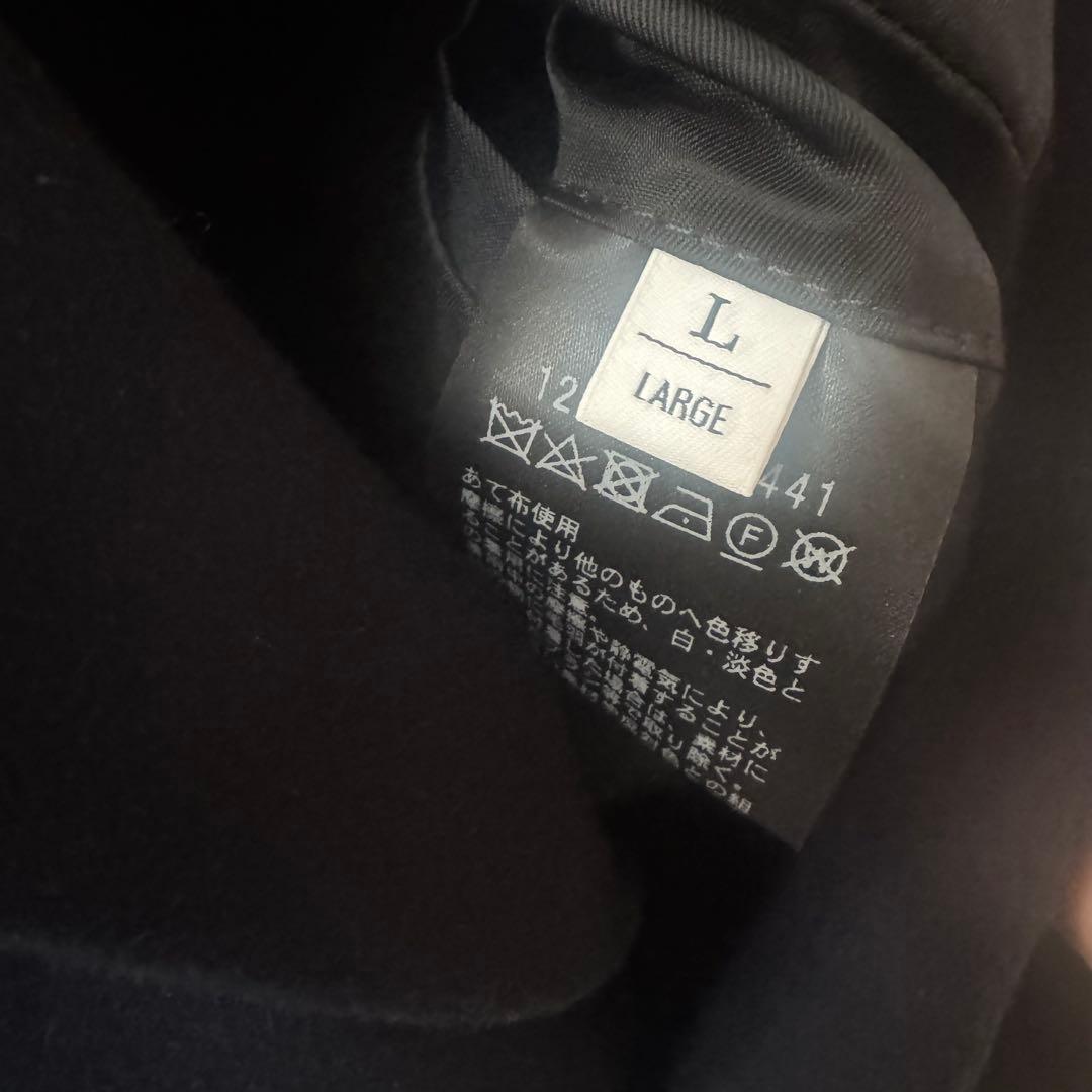 未使用級ビューティアンドユースユナイテッドアローズチェスターコートネイビーL