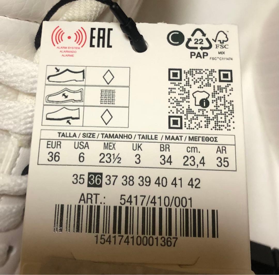 ZARA フラットフォームソールスニーカー