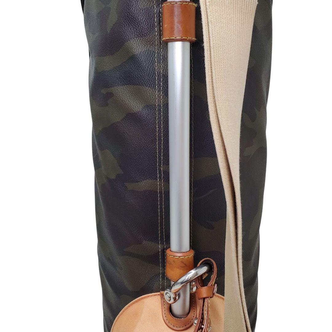 希少 木の庄帆布 キャディバッグ カモフラ