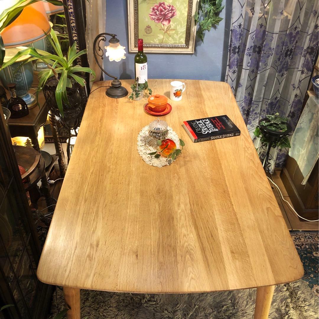 ヴィンテージ IDC OTSUKAオークソリッド　テーブル