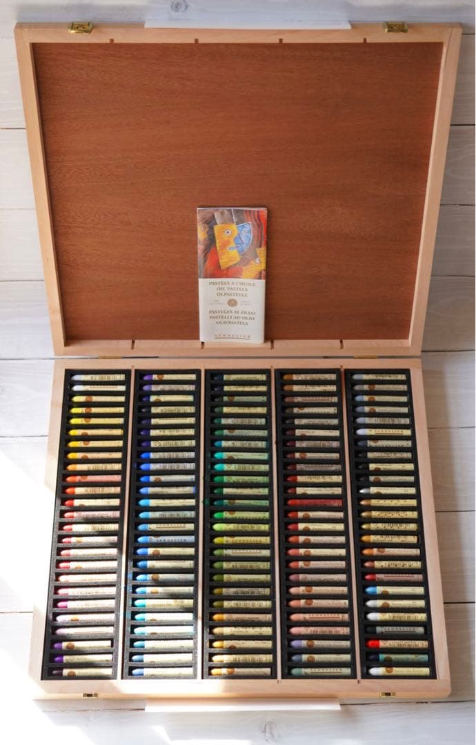 新品未使用】セヌリエ オイルパステル 120色セット（木箱入 - メルカリ
