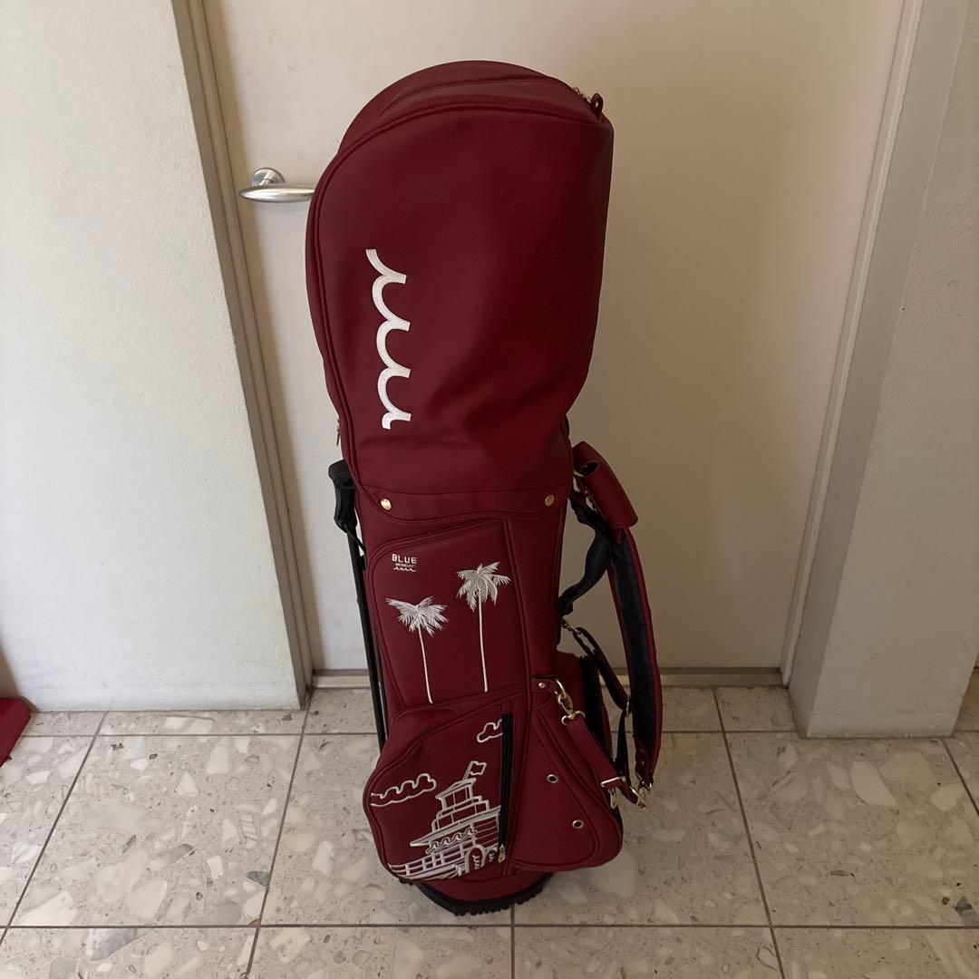 muta ゴルフバッグ バーガンディ