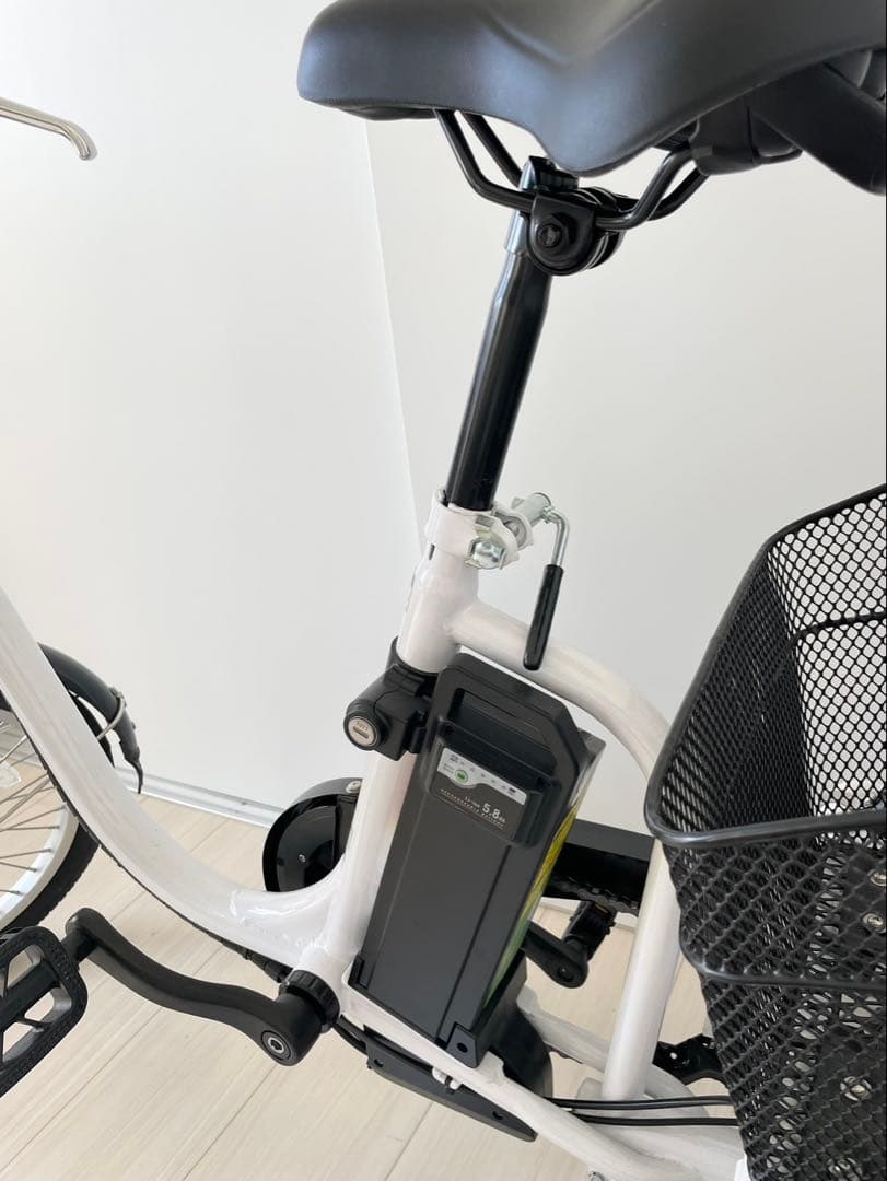 17.18日限定‼️ほぼ未使用品!!電動アシスト三輪自転車