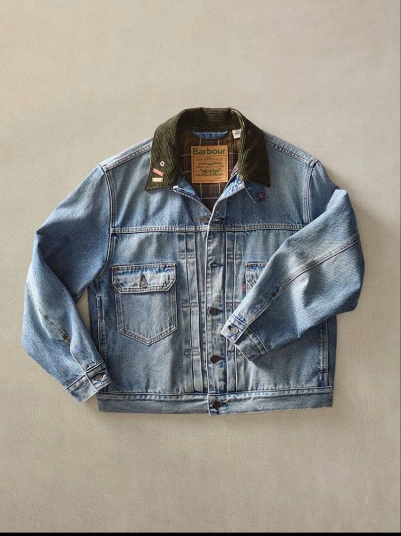 ジャケット・アウター LEVI'S x Barbour Type II Denim Trucker