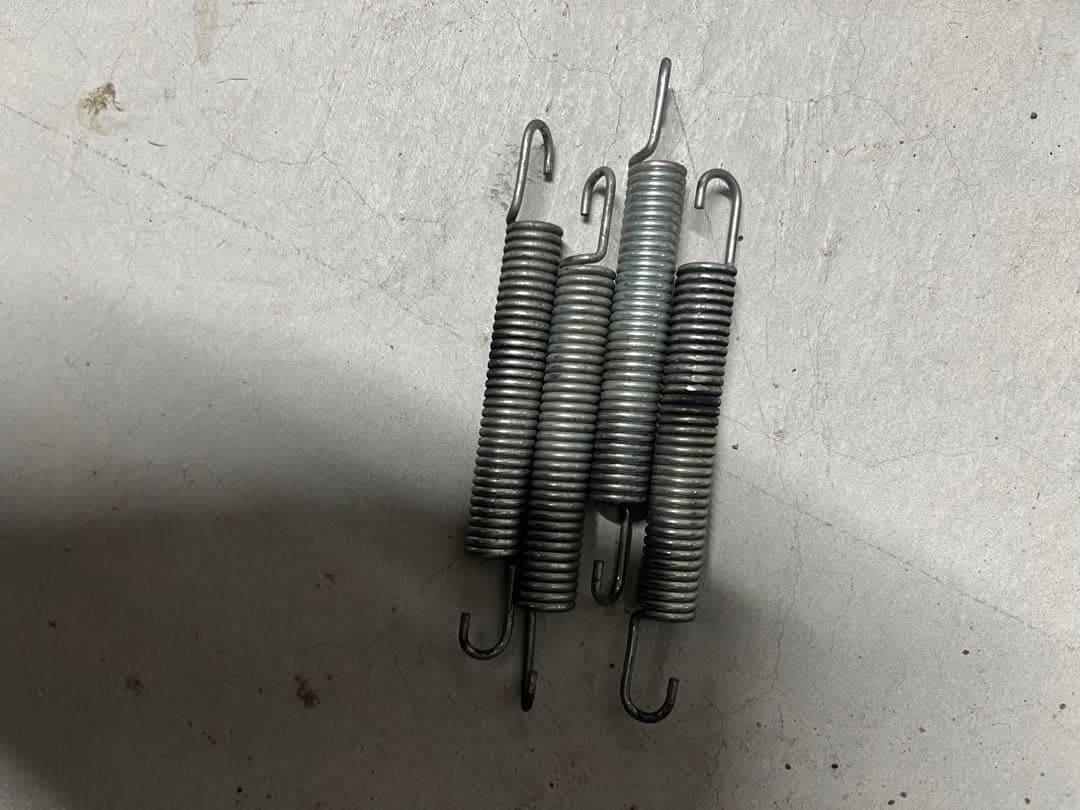 汎用無名マフラー 50.8パイ 4-2-1フランジ バネ付き