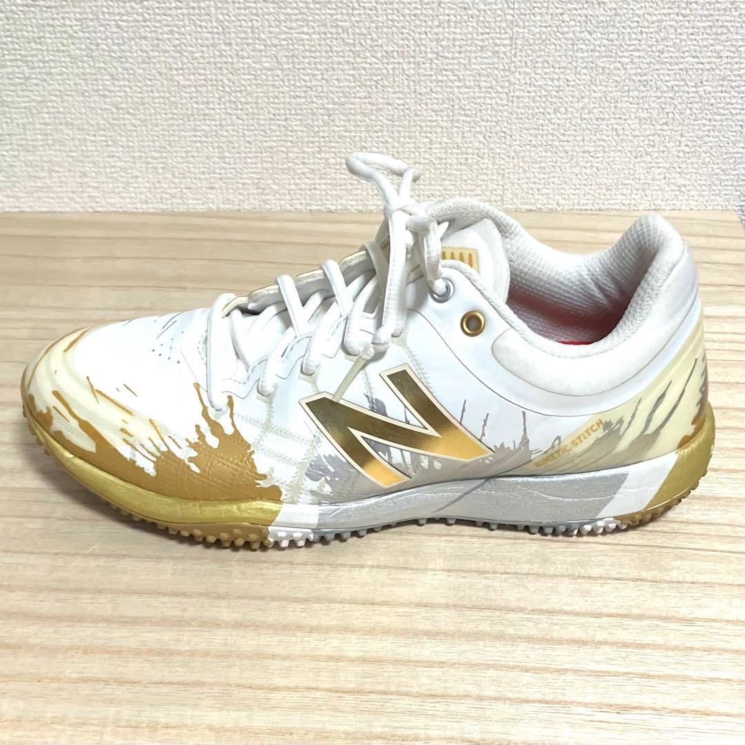 美品 New Balance 4040 MLBプレーオフモデル 白 26.5