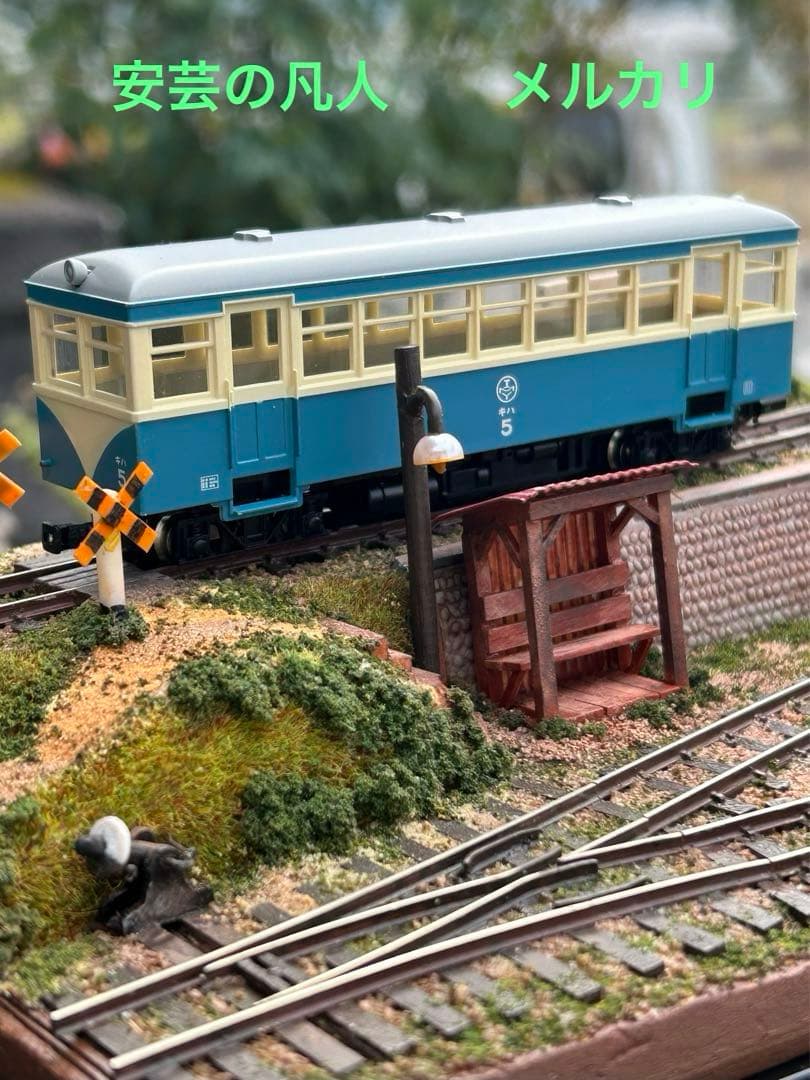HOナロー(軌間9mm)52鉄道模型ジオラマ ヤードのある風景 - メルカリ