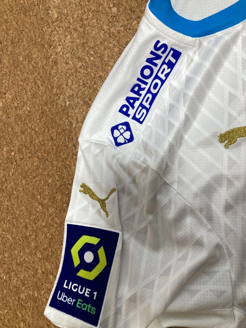 【新品タグ付き】オリンピックマルセイユ20-21ホームユニフォーム5番バレルディ