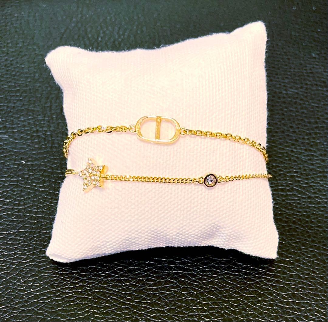 【新品未使用】Dior ディオール Petit CD ダブルブレスレット