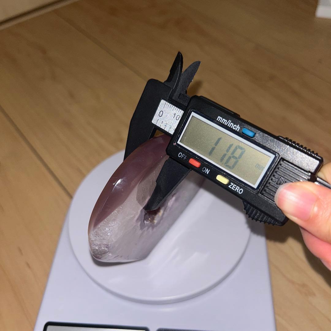 bigサイズ 瑪瑙 アゲート ハート 結晶 ドゥルージー 259g