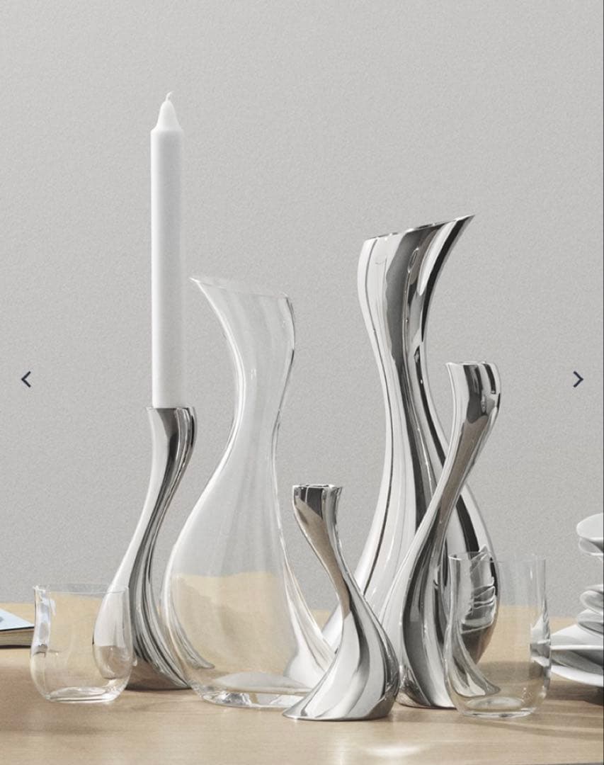   ジョージジェンセンコブラ キャンドルホルダー2ピース