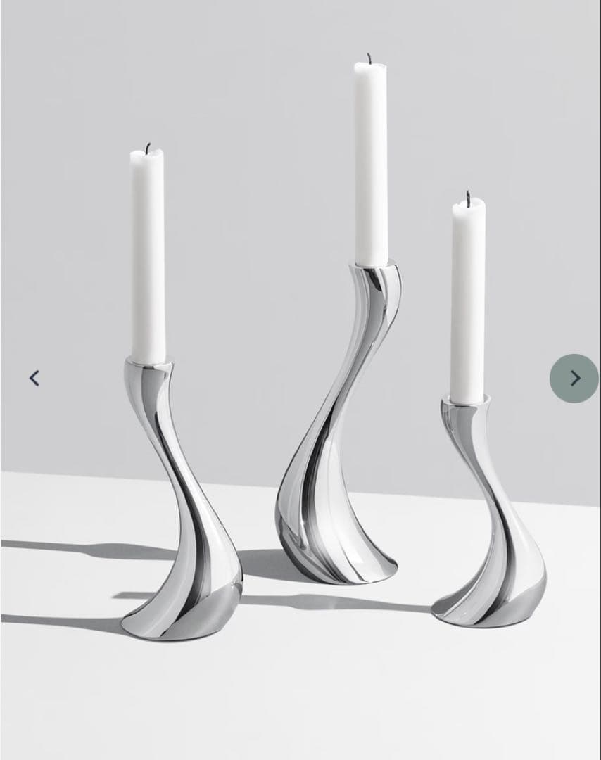   ジョージジェンセンコブラ キャンドルホルダー2ピース