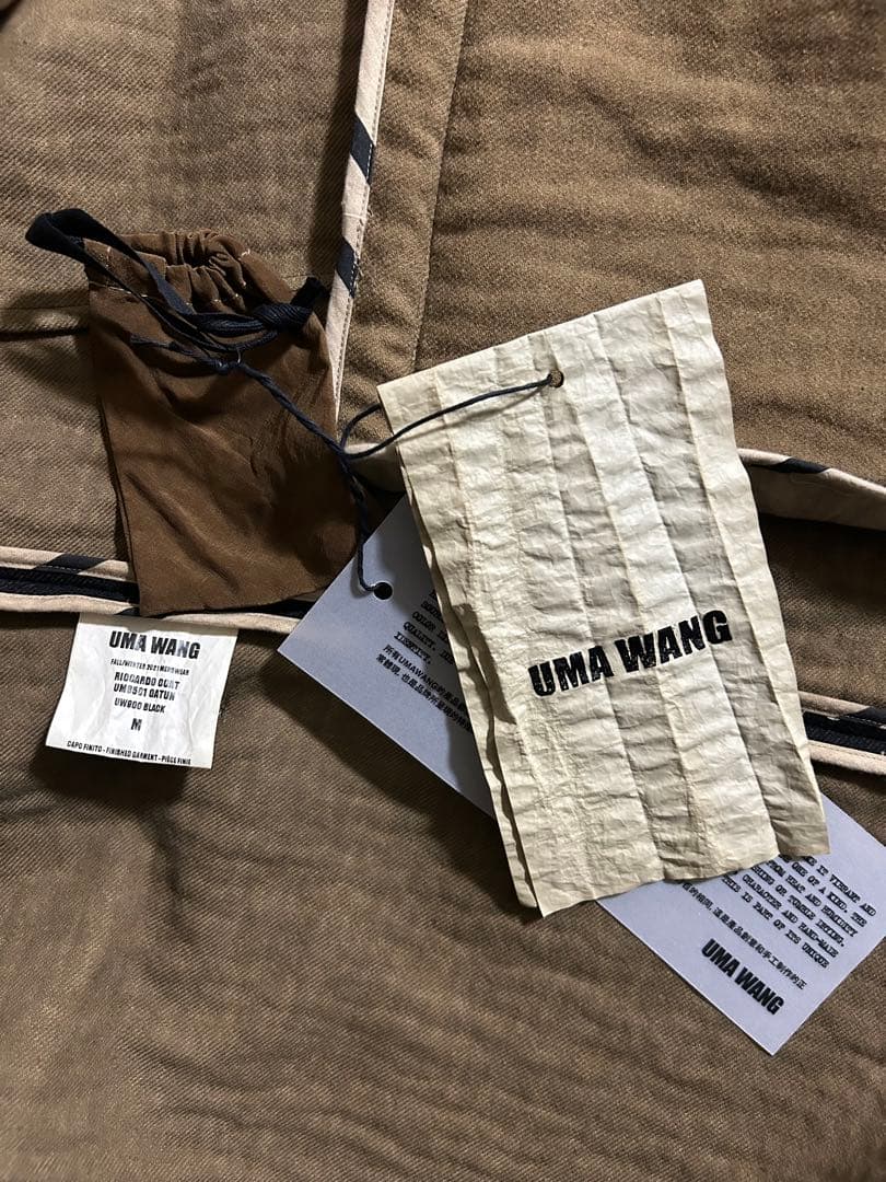 UMA WANG ダブルブレストコート M ZIGGY CHEN - メルカリ