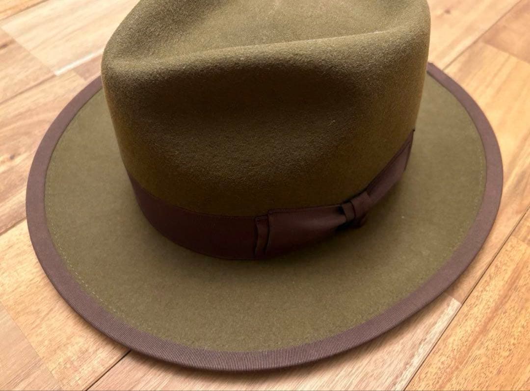 帽子 THE.H.W.DOG & CO. POINT-H size38 BRN