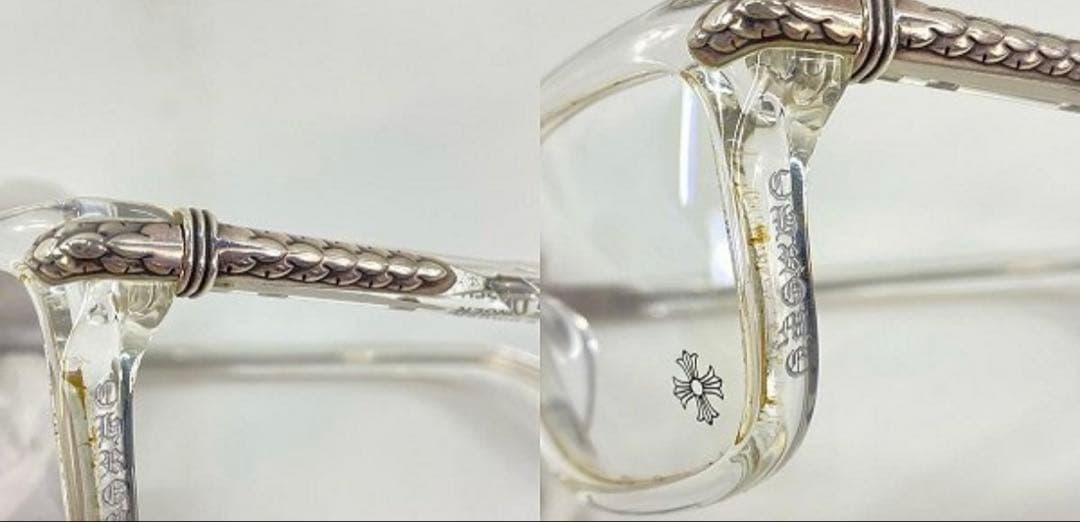 CHROME HEARTS LITTLE DINGER クリア アイウェア