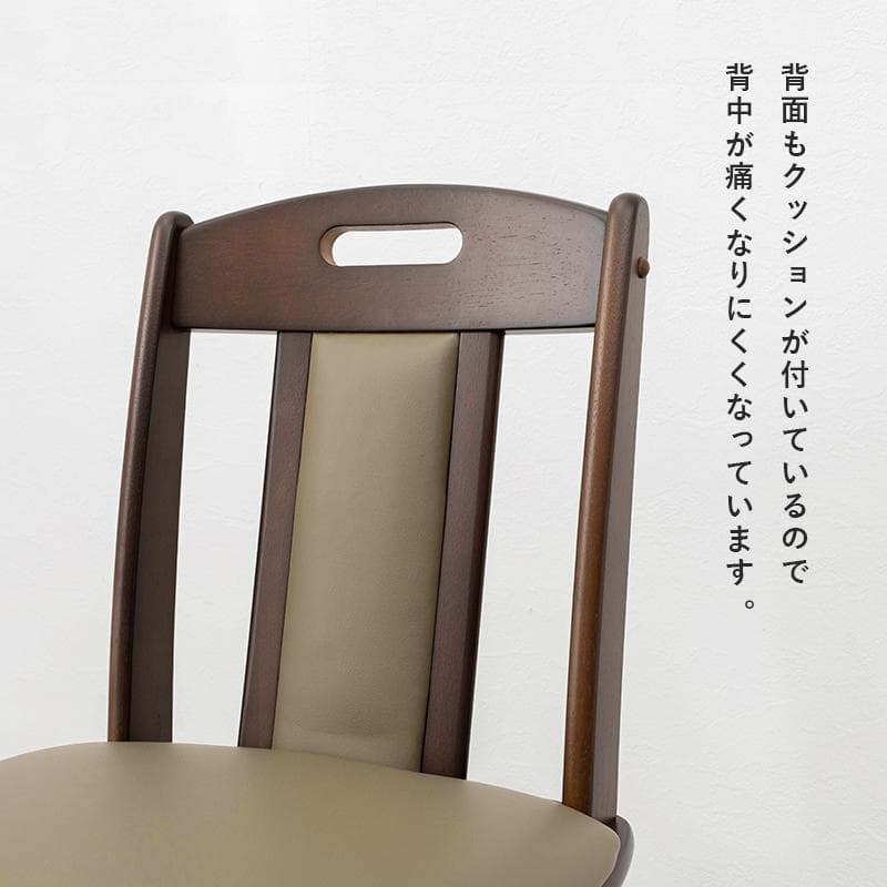 送料無料【限定品/新品】★高級回転ダイニングチェア6脚セット【ダークブラウン】