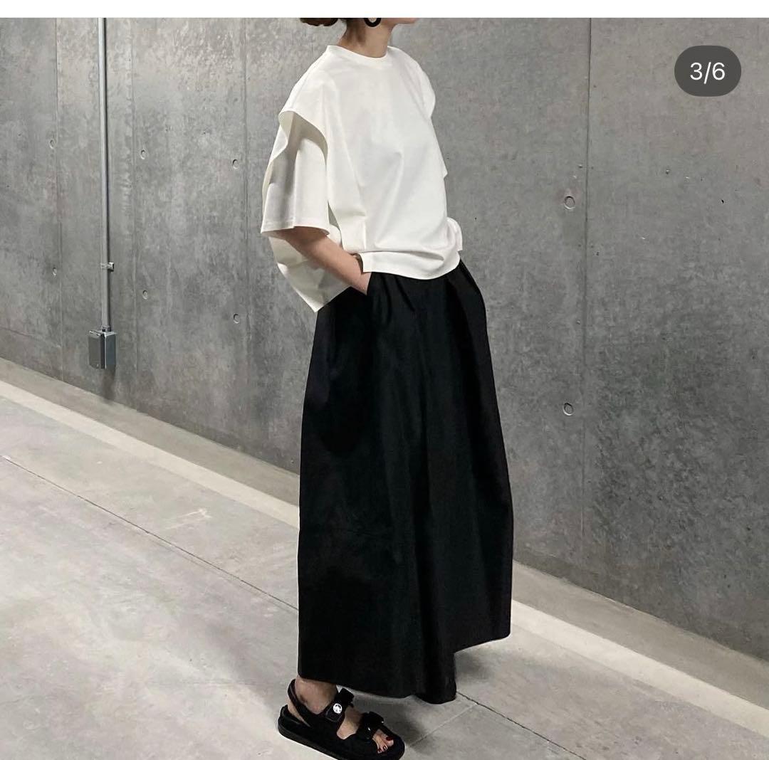 タグ付き新品！LOHEN再販スカートパンツ 黒 ローヘンスカートパンツ