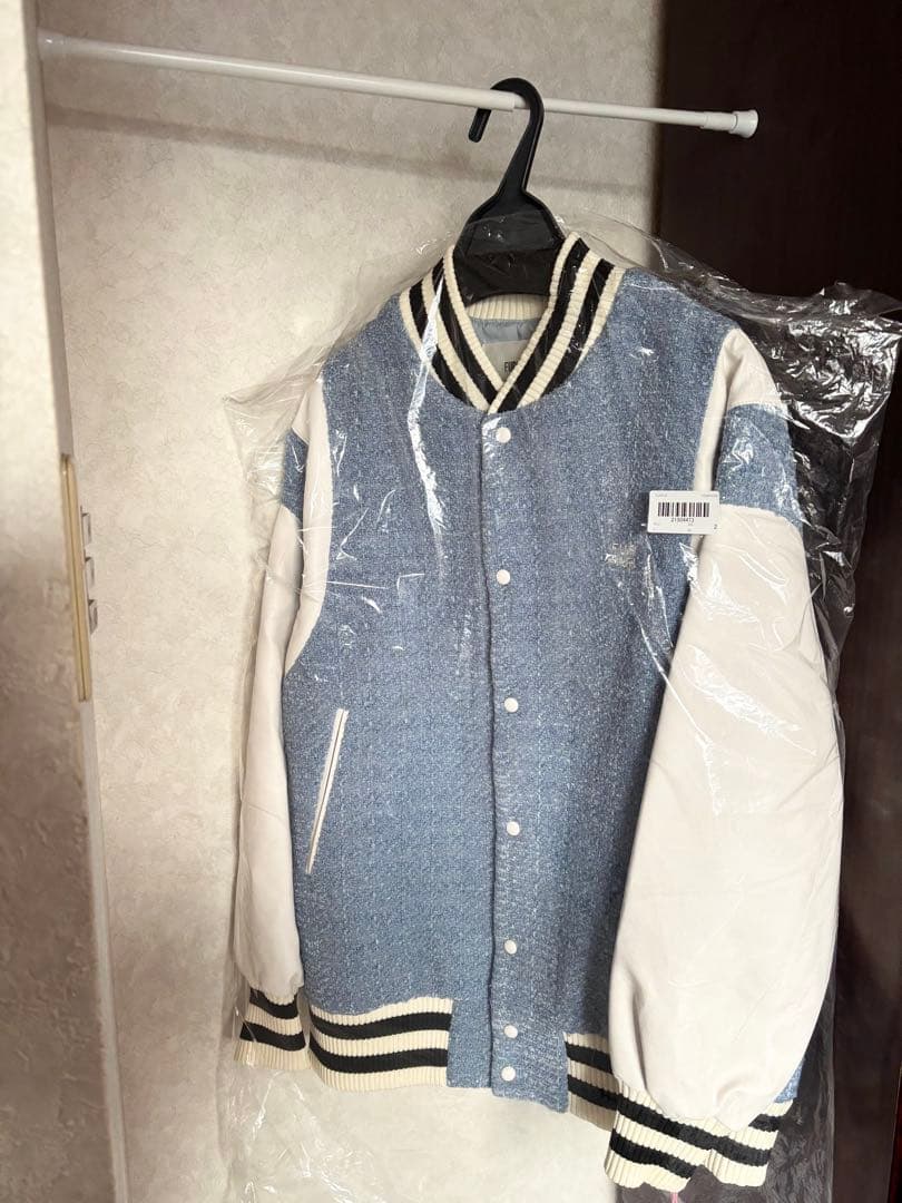 【新品】FURFUR　ツイードスタジャン　ブルー