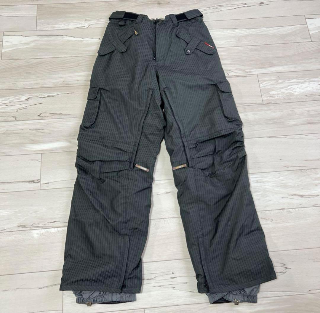 【美品】swivel スノーボードウェア スキー　上下　チェック　LL