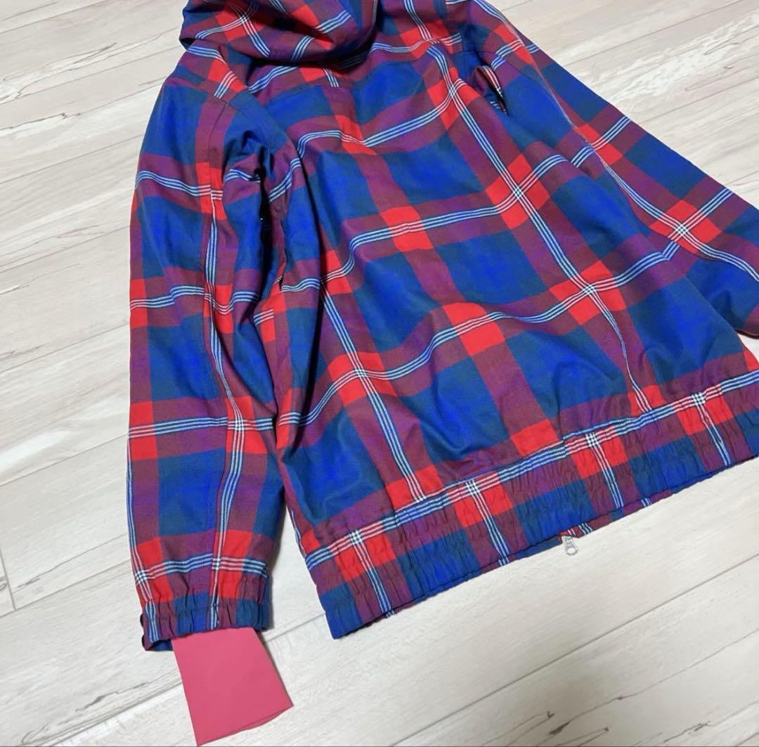 【美品】swivel スノーボードウェア スキー　上下　チェック　LL