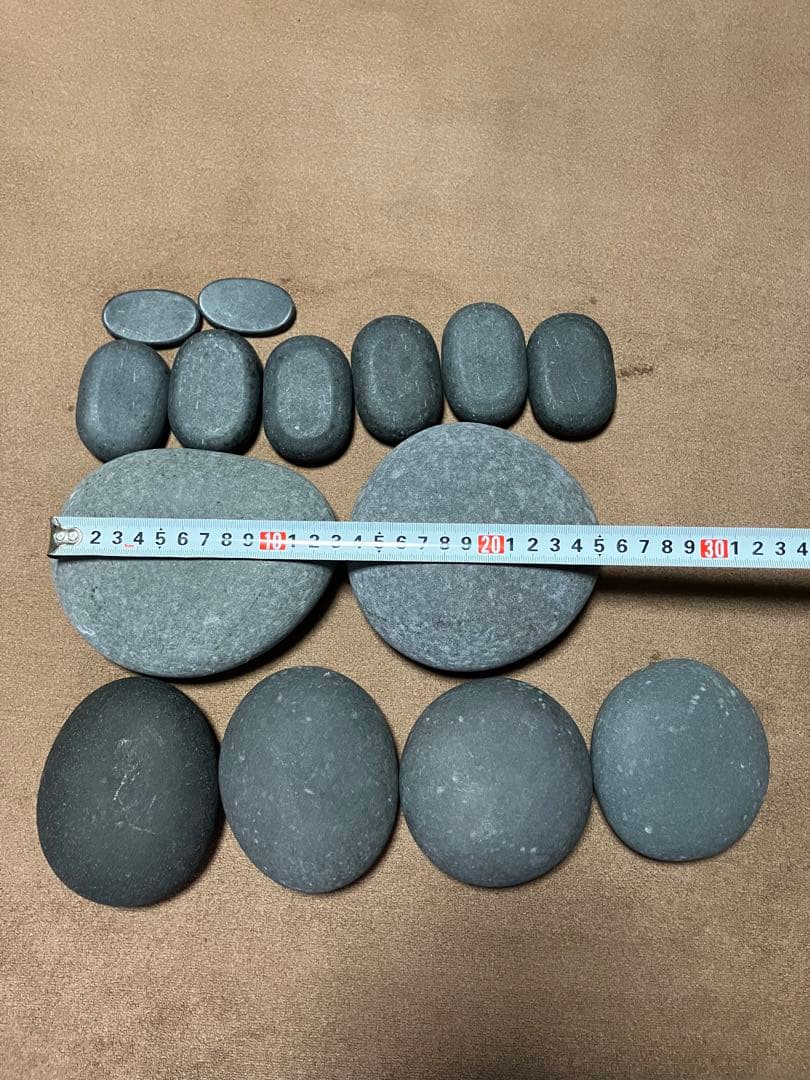 玄武岩ホットストーン天然セット