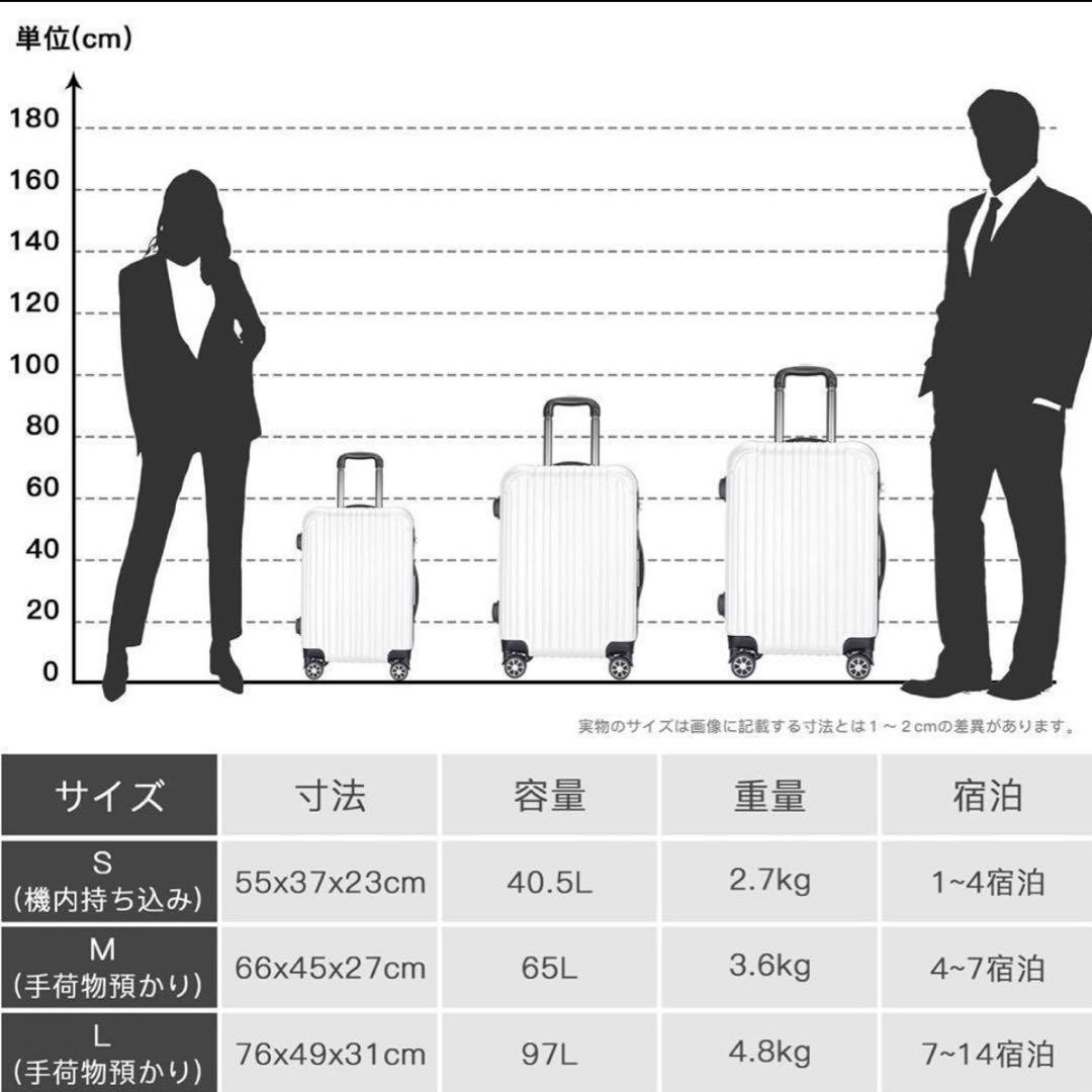 スーツケース Lサイズ　キャリーケース キャリーバッグ　預け荷物　新品　即日発送