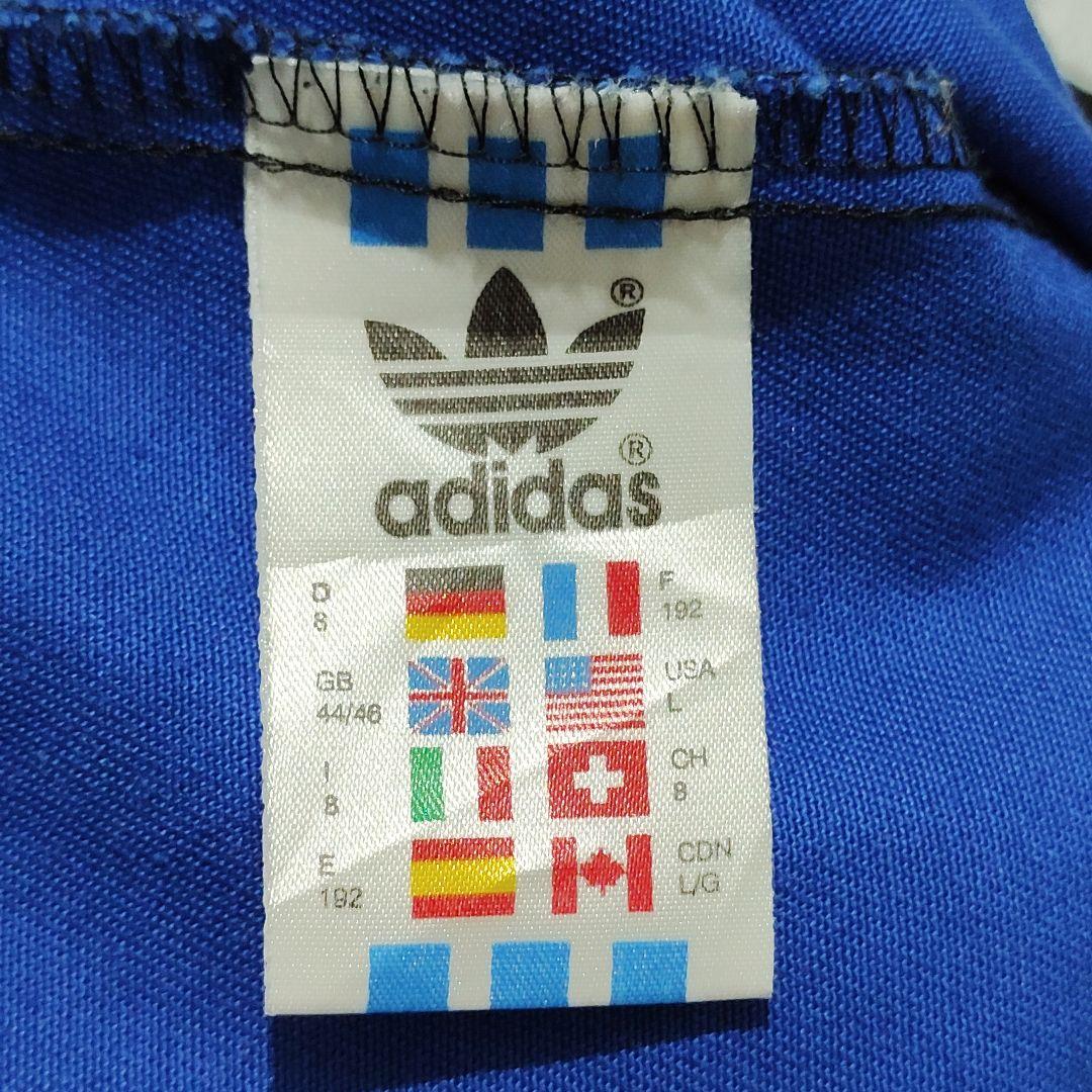 激レア‼️90s adidas レンジャーズ　ドリルトップジャージ L 青/黒