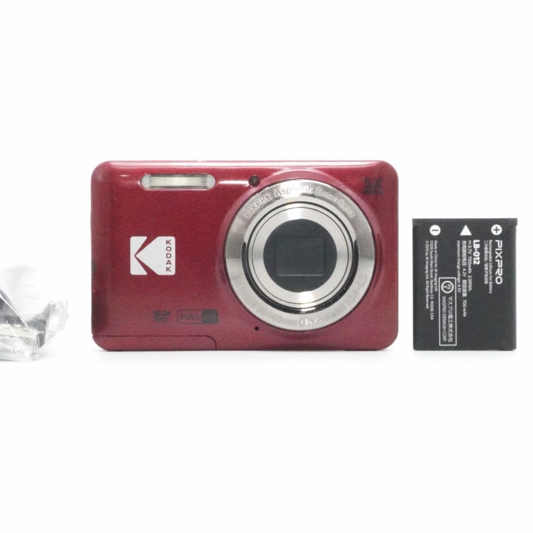 KODAK PIXPRO FZ55 レッド デジタルカメラ