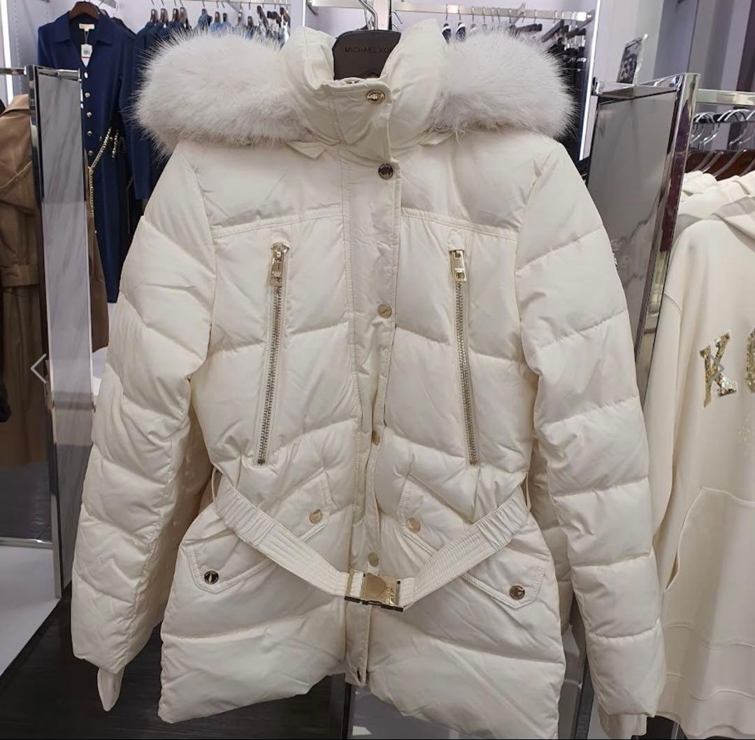 MICHAEL KORS ホワイト ダウンジャケット