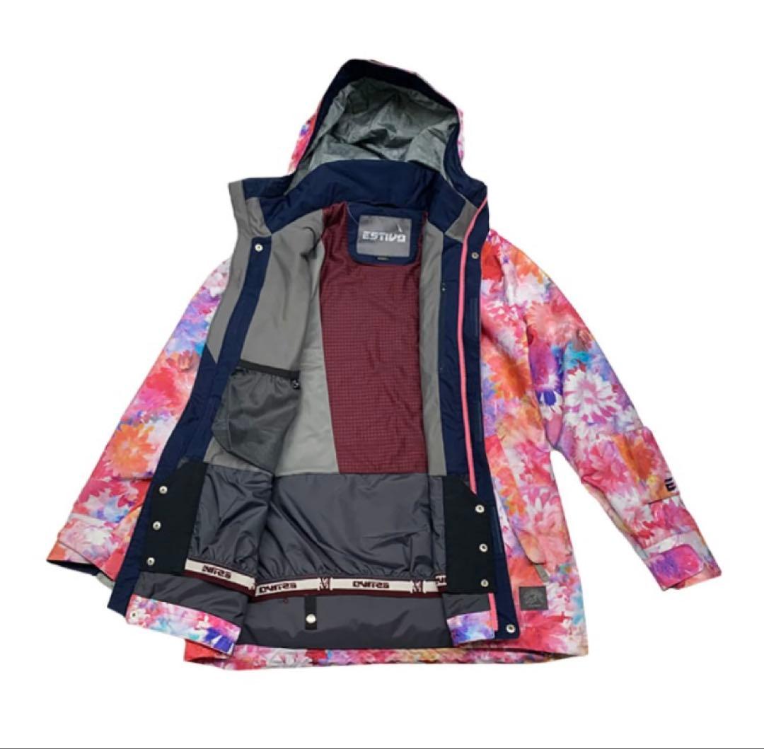 スノーボードジャケット レディース EVW1823 RY(ラズベリー) Mサイズ