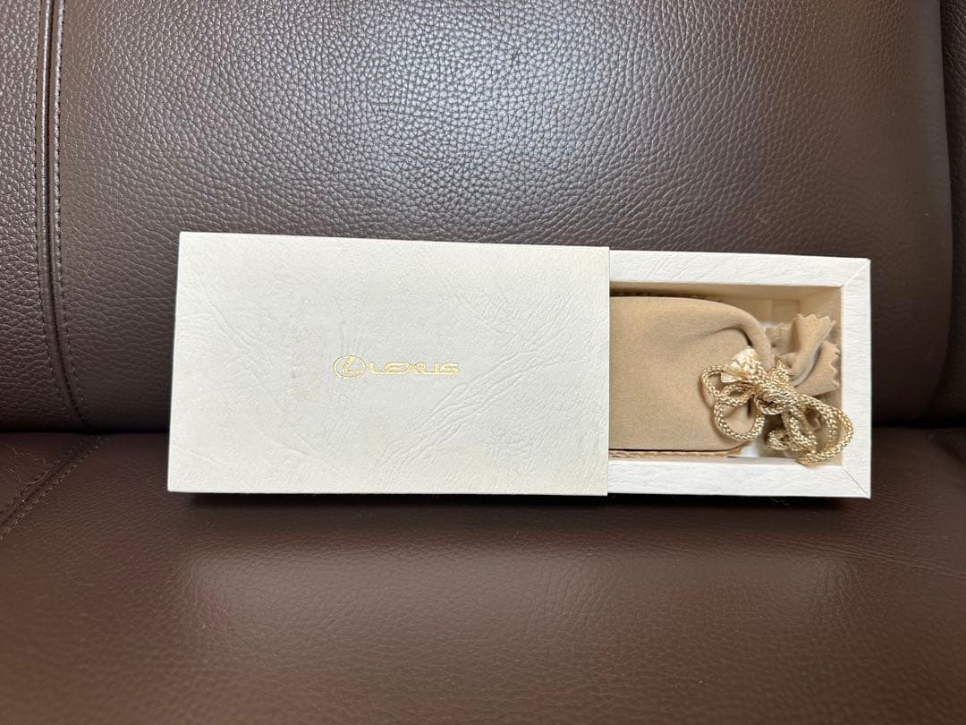 レクサス LS専用 キーケース ブラウンカーフレザー クロコ調 新品未使用品