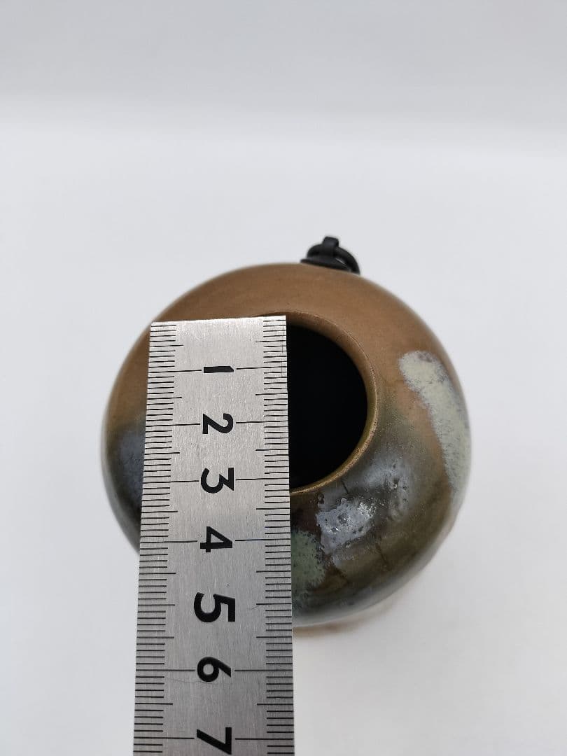 c560 掛花入 虫明焼 黒井慶雲 木箱 茶道具 古物