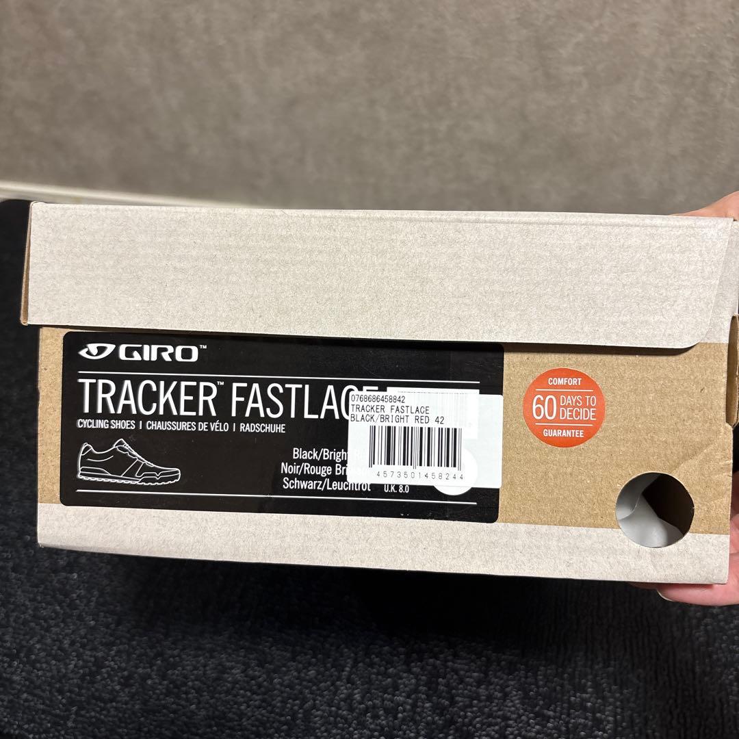 美品GIRO TRACKER FASTLACE 42 サイクリングシューズ