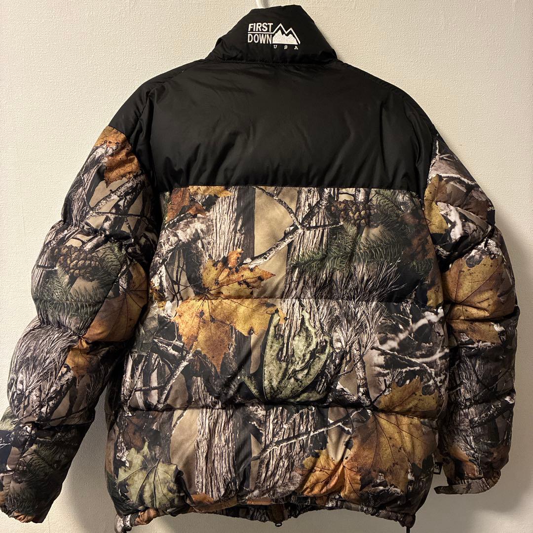 ファーストダウン バブルダウンジャケット リアルツリーカモ