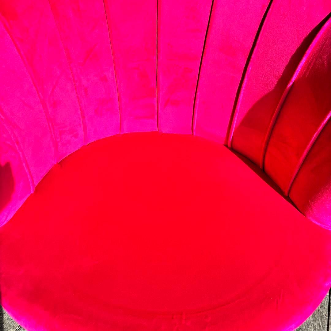 ウォーターリリー ピンク アームチェア - 1人掛けソファー