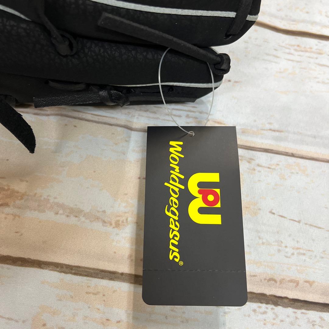 ワールドペガサス　キッズ用　軟式野球用グローブ　黒　左投　新品