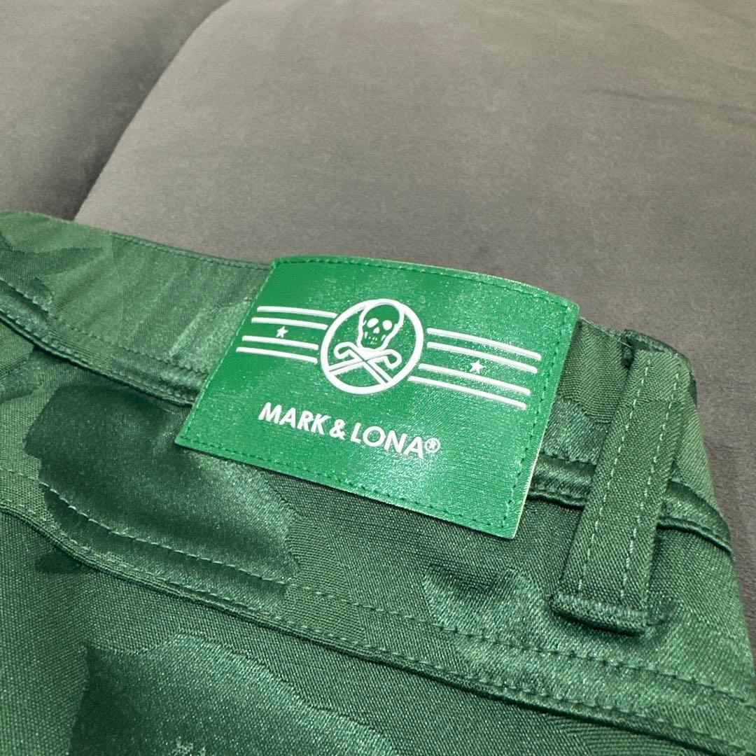 【MARK & LONA】 迷彩柄パンツ グリーン　Lサイズ