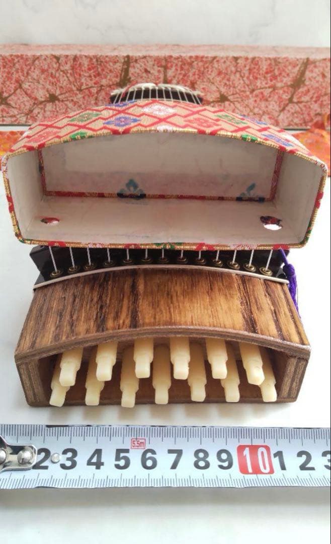 ミニ琴 2尺琴 全長約60cm×全幅約13cm 木製 お琴 箏