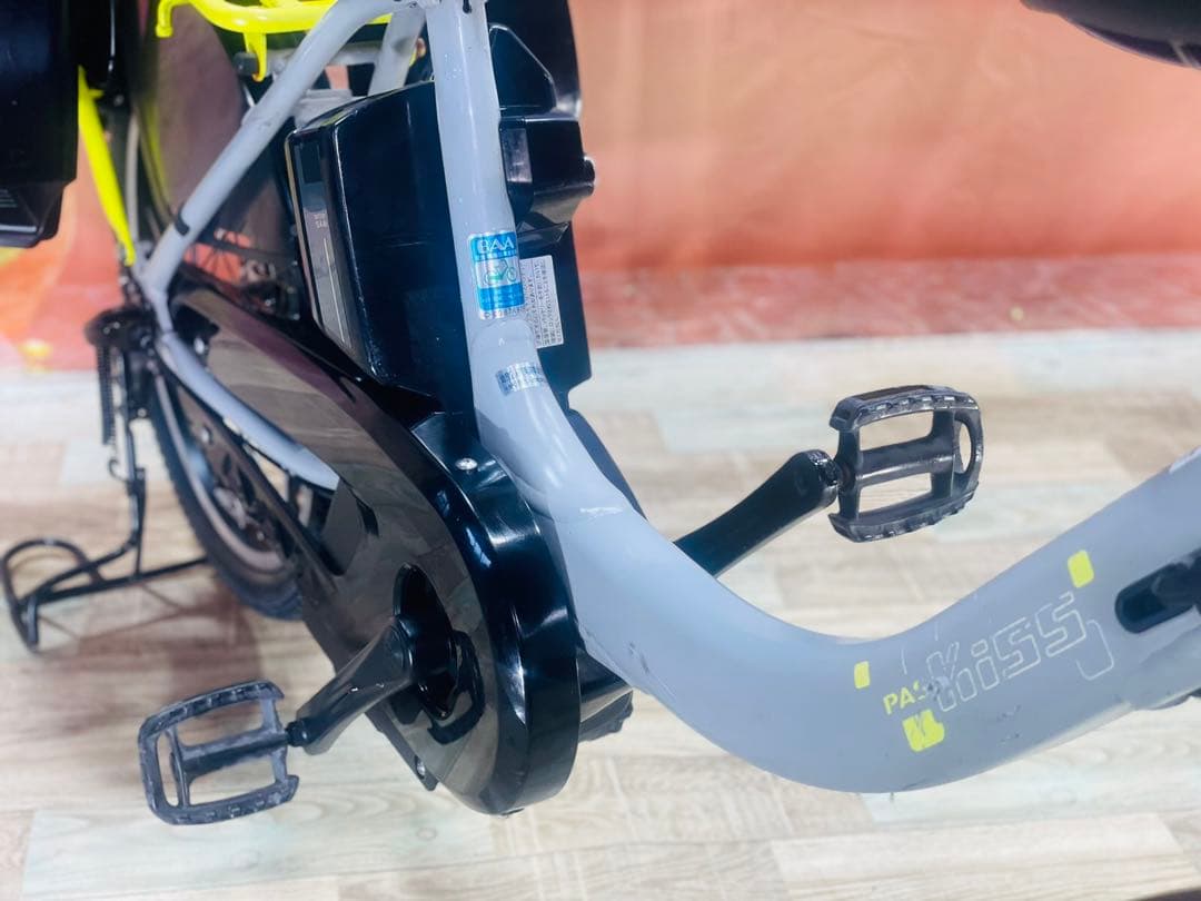 パスキス15AH⭐️激レアモデル！ヤマハ子供乗せ電動アシスト自転車Y3031