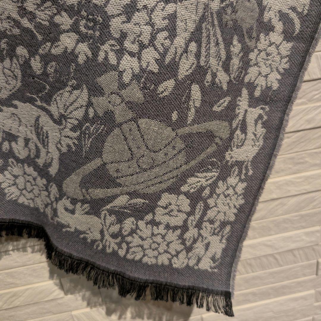 百合様【美品】Vivienne Westwood (英国製)ショール リバーシブ