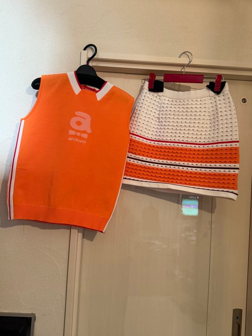 アルチビオ 上下2点セット オレンジ 38サイズ archivio
