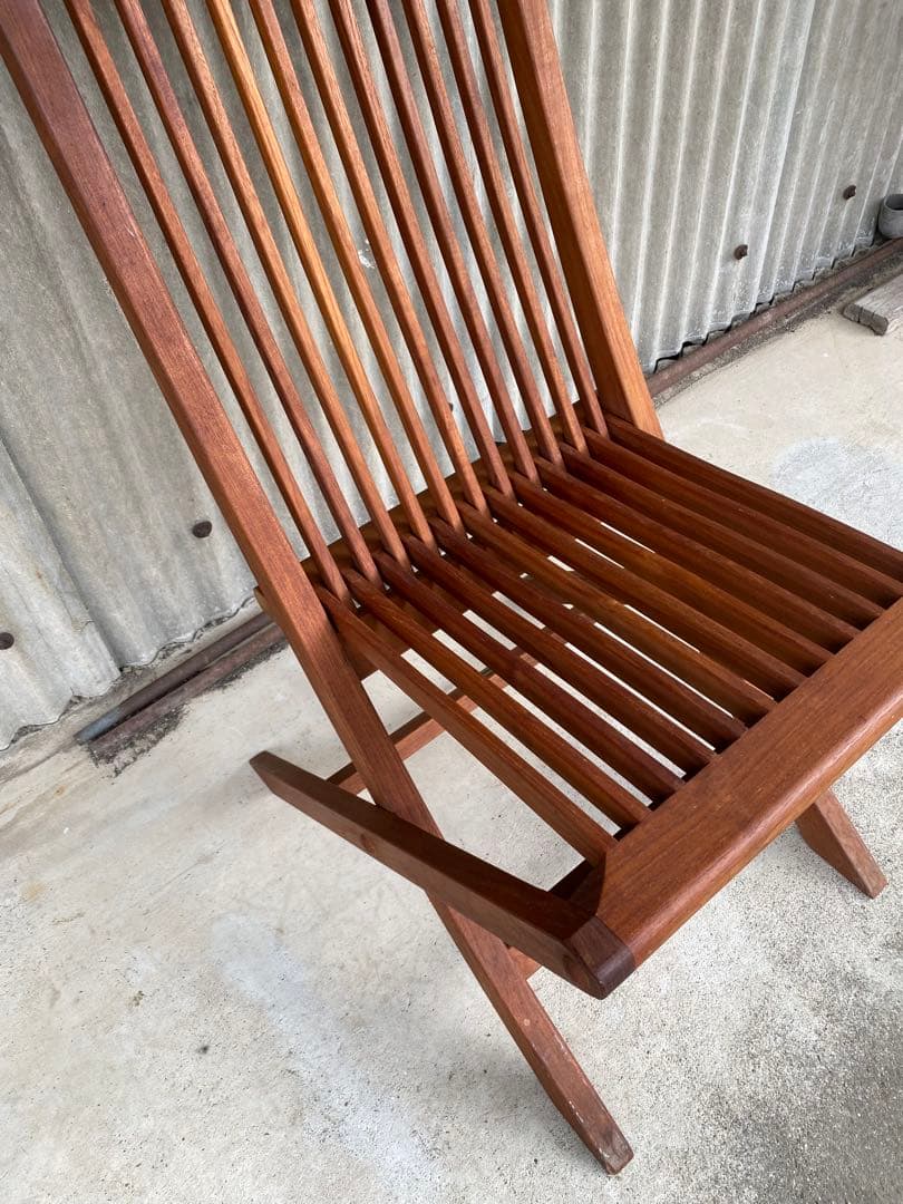 AVA 木製折りたたみチェア　椅子 フォールディングチェア テラスチェア