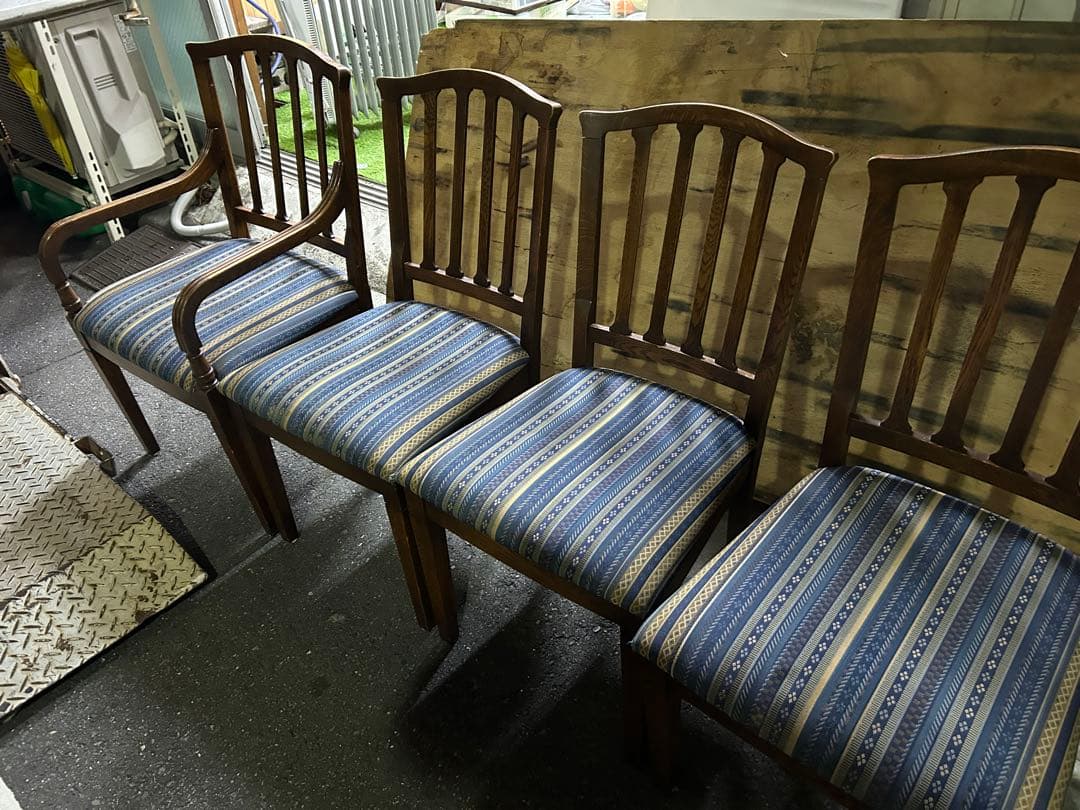 直接/近藤工芸 Solid Furniture オーク在　ダイニングセット